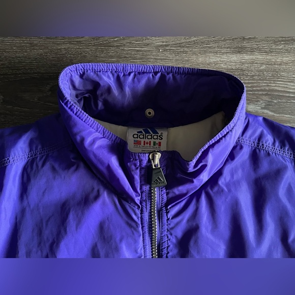 Vintage 90’s Adidas Puffer Coat - Three Stripe Full Zip - Size XL - Picture 4 of 15